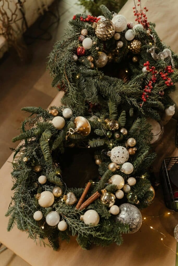 Beautiful Hanging Christmas Wreaths