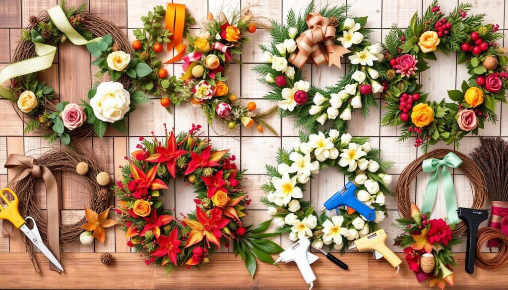 DIY wreaths
