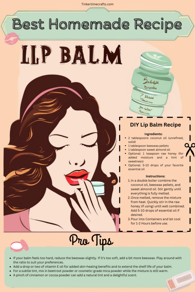 best homemade lip balm recipe with details and tips 