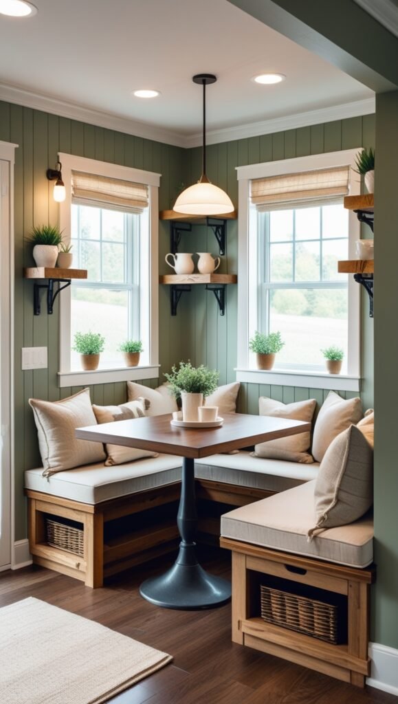 Cozy Corner Dining Nook 