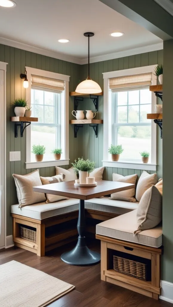 Cozy Corner Dining Nook 