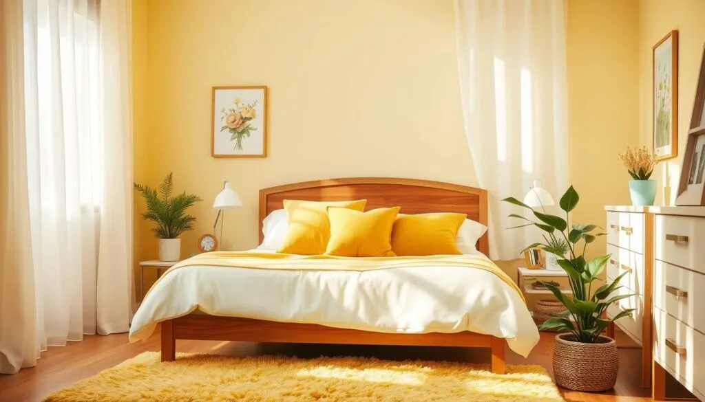 yellow bedroom