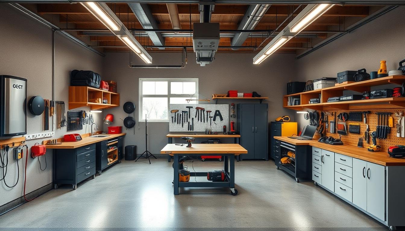 15 Creative Garage Workshop Layout Ideas - tinkertimecrafts.com