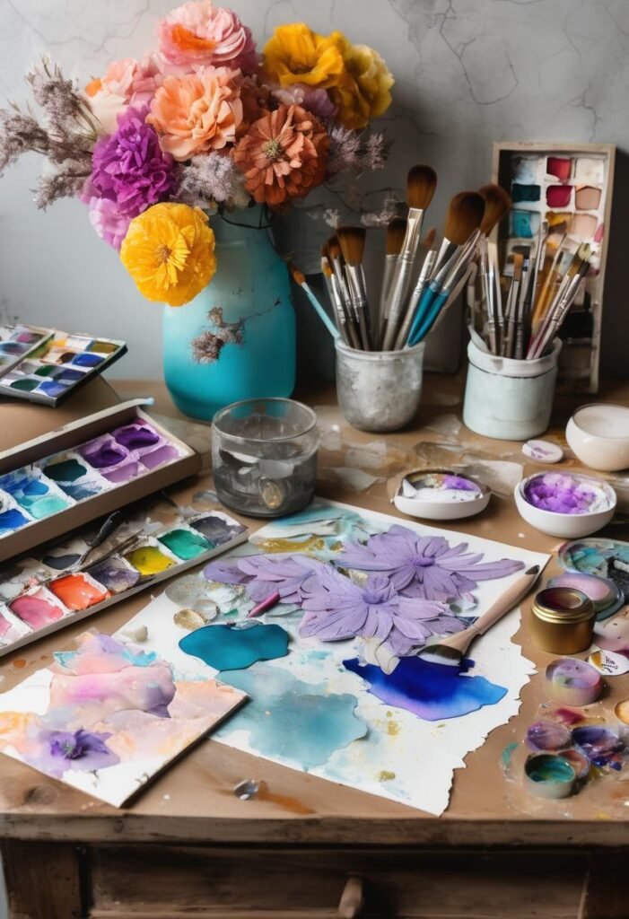 mixed media art craft trends