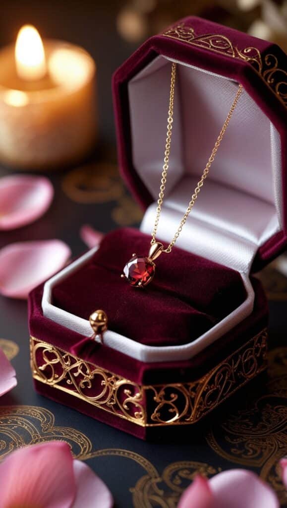 Birthstone Necklace valentine's day gift guide
