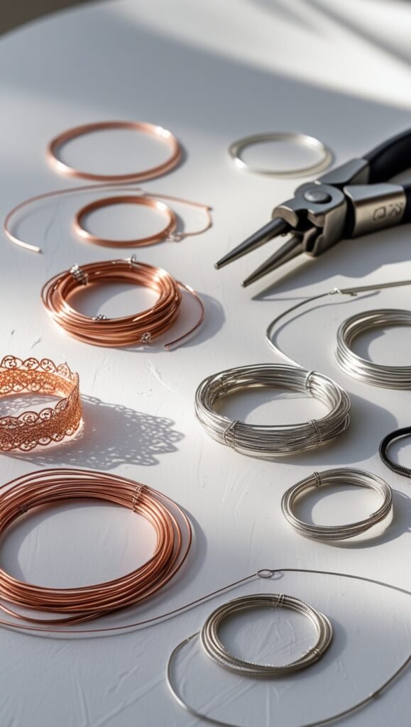 Wire Types for wire wrapping crafts