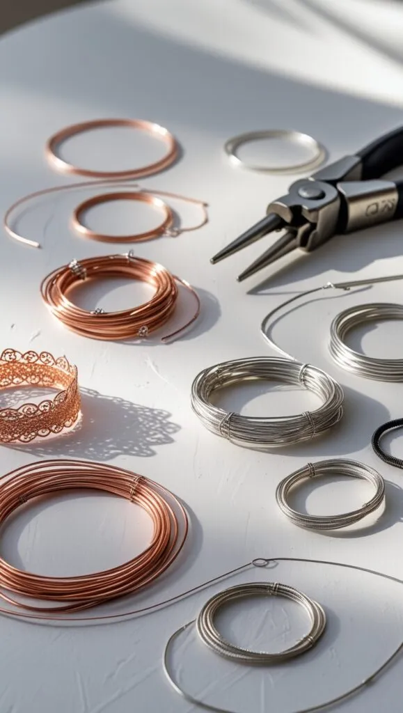 Wire Types for wire wrapping crafts