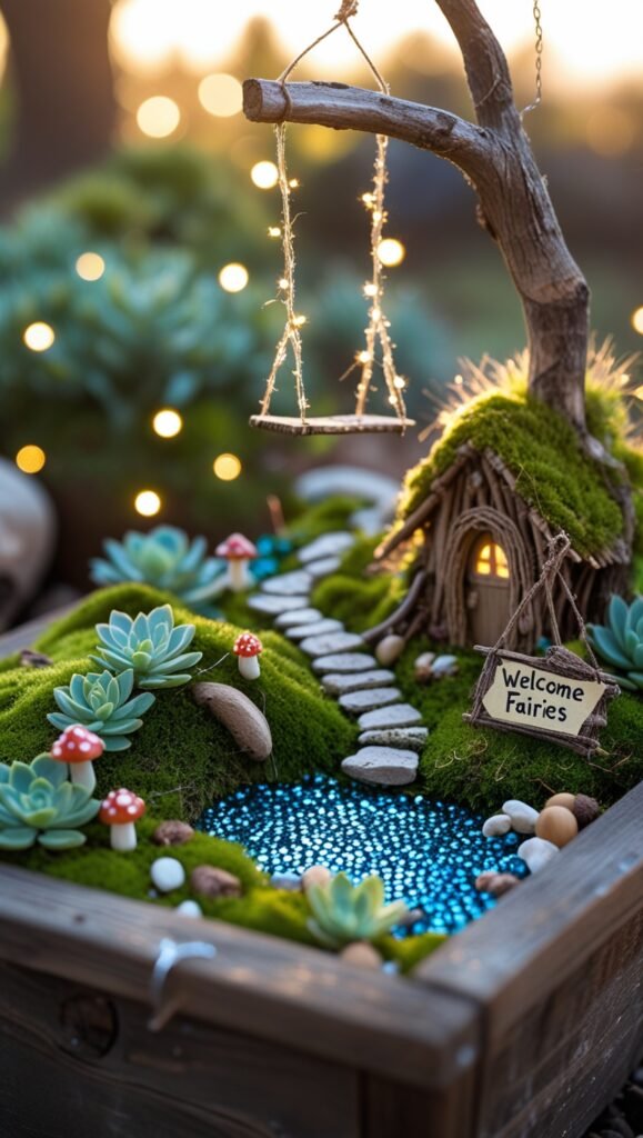 DIY fairy garden 