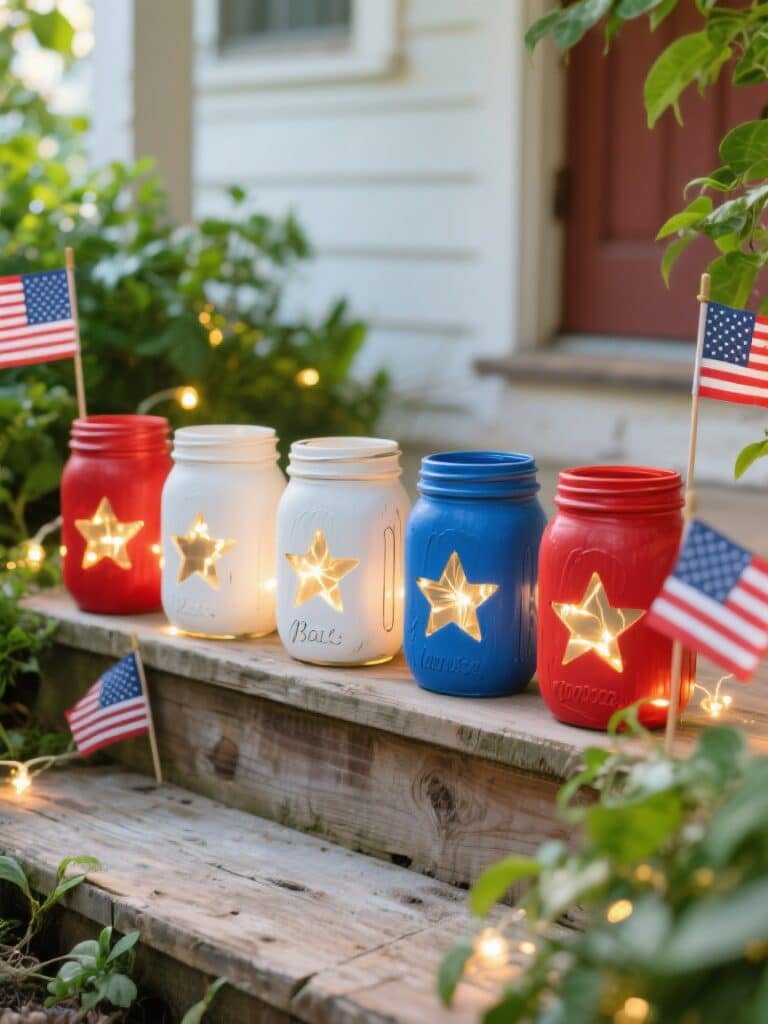 Fourth of July Mason Jar Crafts